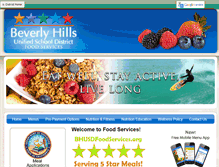 Tablet Screenshot of bhusdfoodservices.org